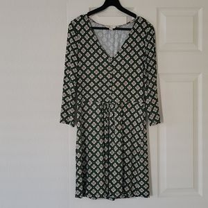 Boden green floral tunic
